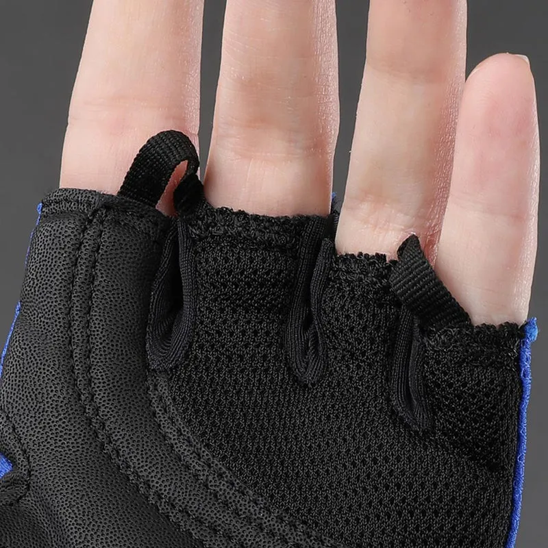 CHIBA Youth - Radhandschuhe XS royal, atmungsaktiv mit leichter Polsterung