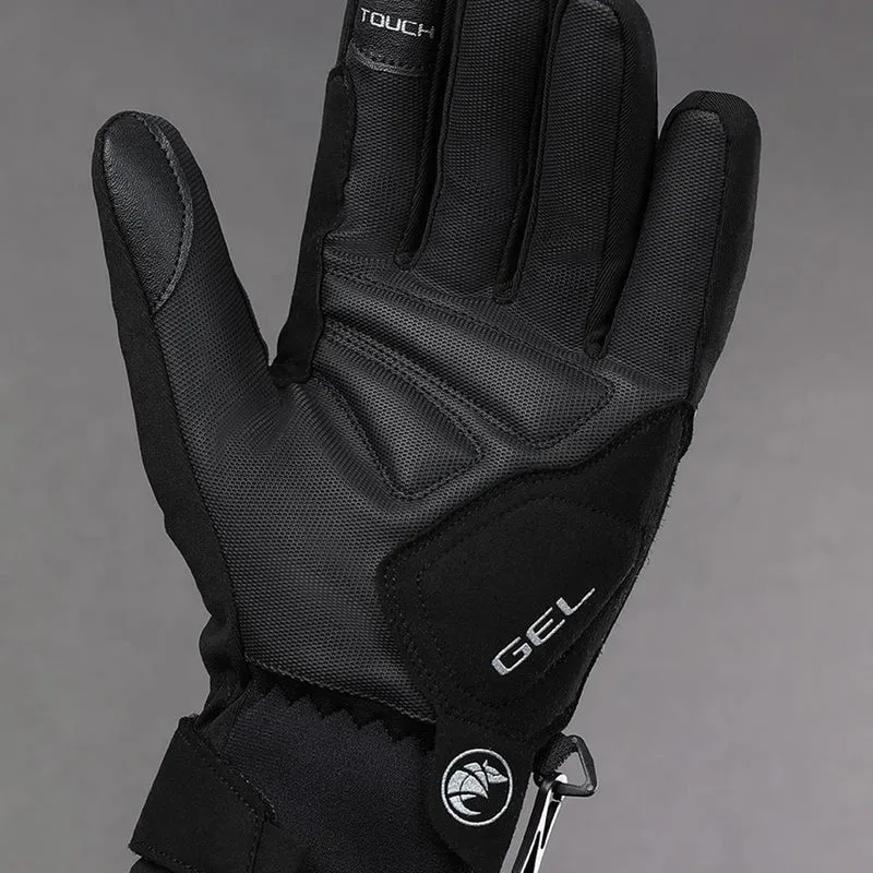 CHIBA Dry Star - wasserdichte Winter-Radhandschuhe, schwarz, Größe M