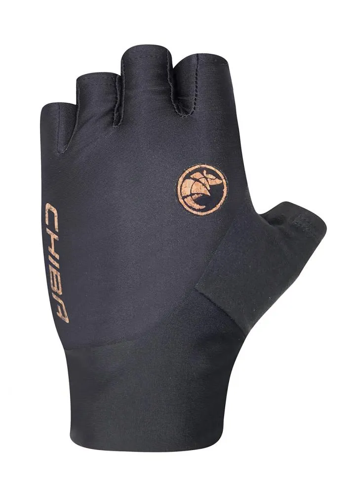 CHIBA BioXCell Eco Pro - Radhandschuhe XS schwarz, recycelte Materialien, BioXCell-Polsterung