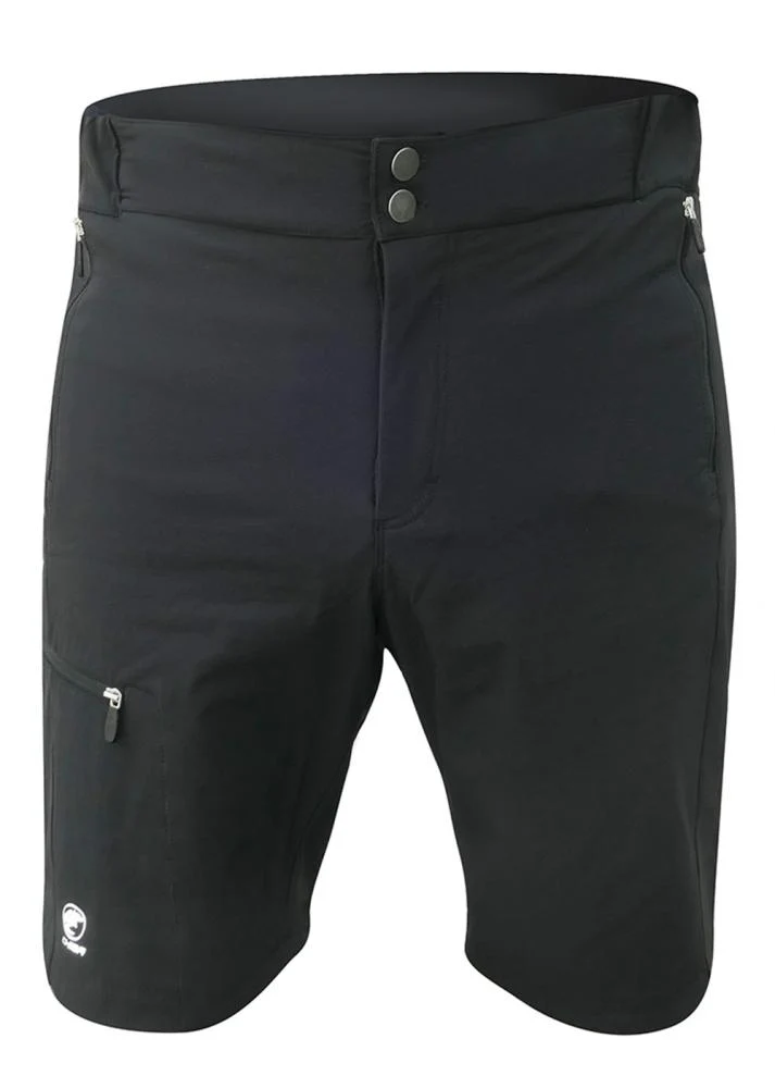 CHIBA Man Leisure Pants Nature - Radhose Herren schwarz, atmungsaktiv, elastischer Bund, M