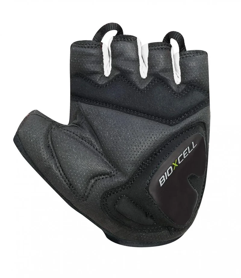 CHIBA BioXCell Lady - Damen Radhandschuhe schwarz, Größe M, gepolstert