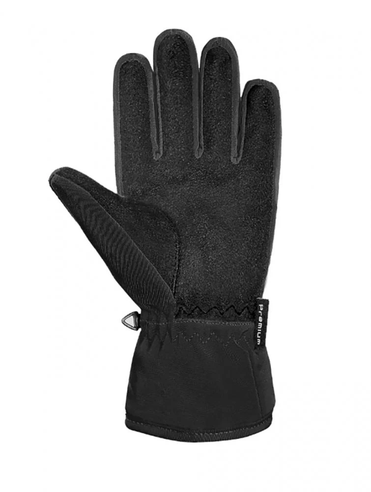 CHIBA Kids Basic Finger - Kinder Radhandschuhe schwarz, Größe IV, wasserdicht & atmungsaktiv