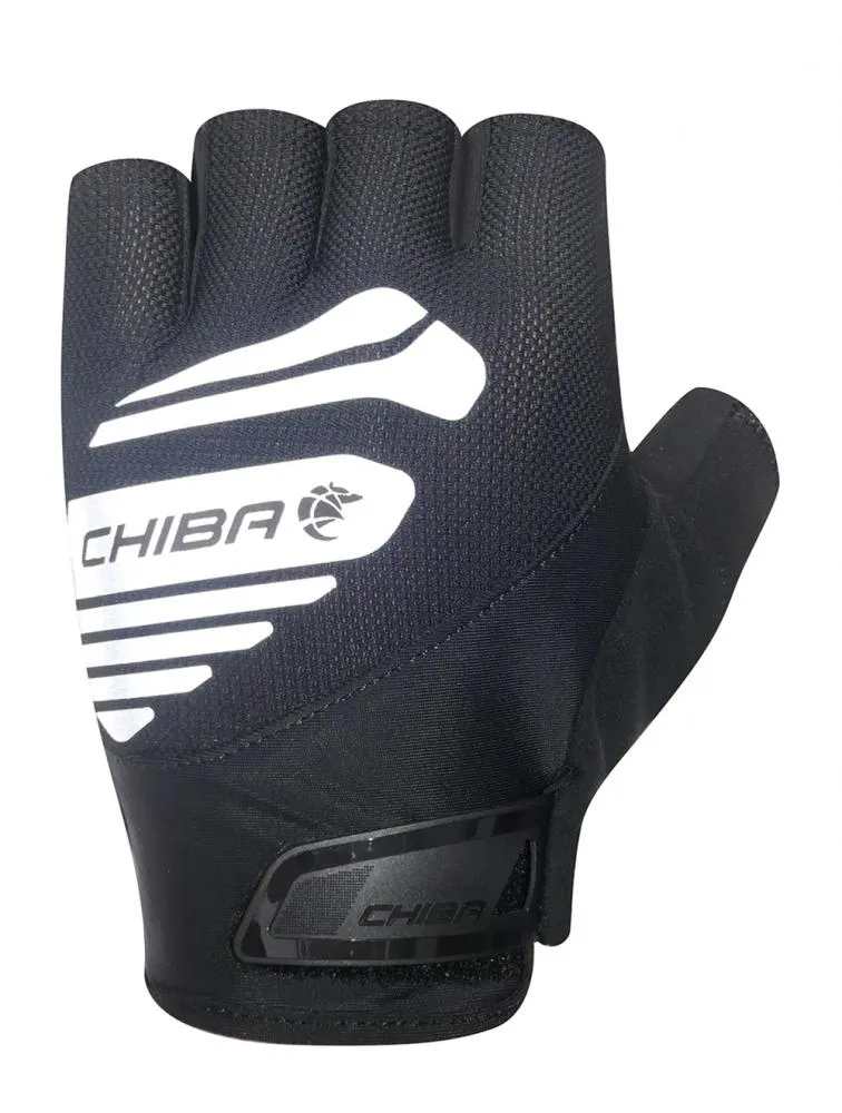 CHIBA Air Plus Reflex - Radhandschuhe L schwarz, gepolstert & reflektierend