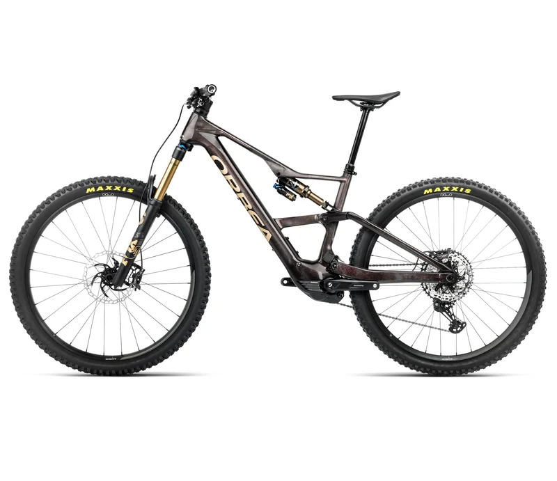 Orbea RISE LT M10 630W Cosmic Carbon View - Golden Sand