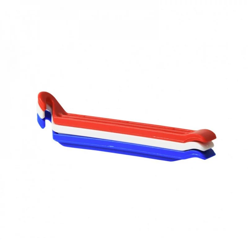 Schwalbe Reifenheber Zefal DP20 3er-Karte blau/weiß/rot Tire Levers Set 3x Schlauch DV17 28x1.10-1.75