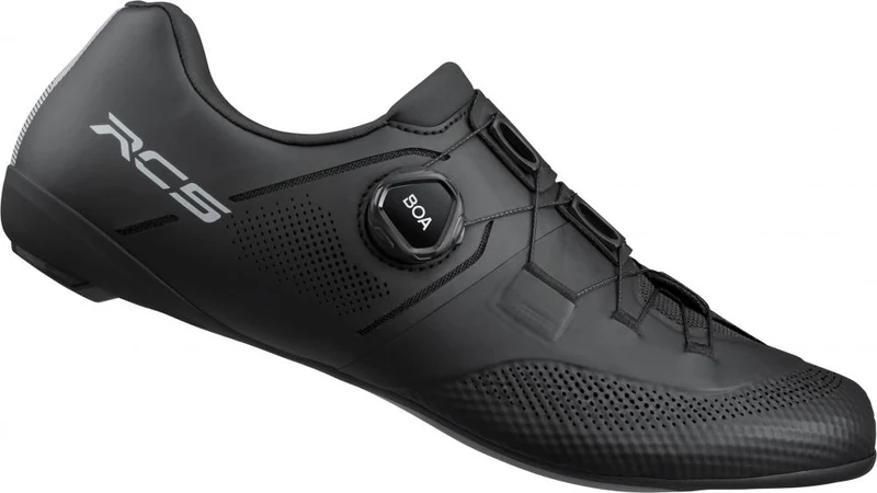 SHIMANO Fahrradschuhe RC503 Road SPD-SL Herren/Damen Größe 48 breit, Schwarz