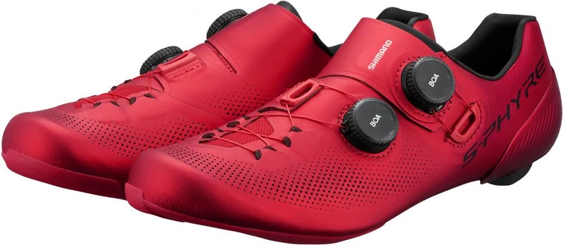 SHIMANO Fahrradschuhe RC903 Damen/Herren Road SPD-SL Fahrradschuhe - 44, Rot